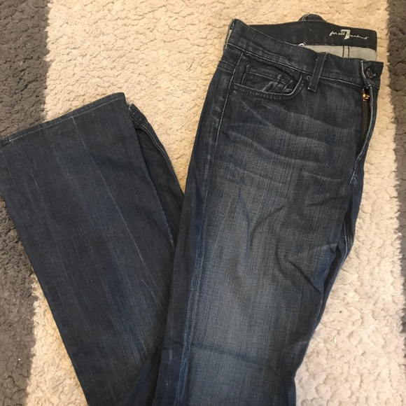7 For All Mankind Denim - 7 for all mankind lightly used jeans